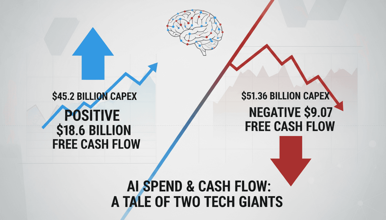 Microsoft Free Cash Flow Beats Estimates While Alphabet Turns Negative on AI Capex