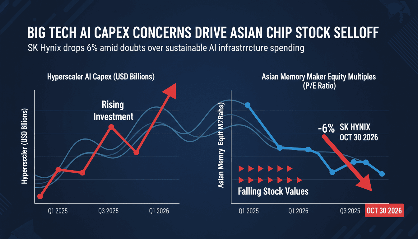 Big Tech AI Capex Concerns Drive Asian Chip Stock Selloff on October 30 2026