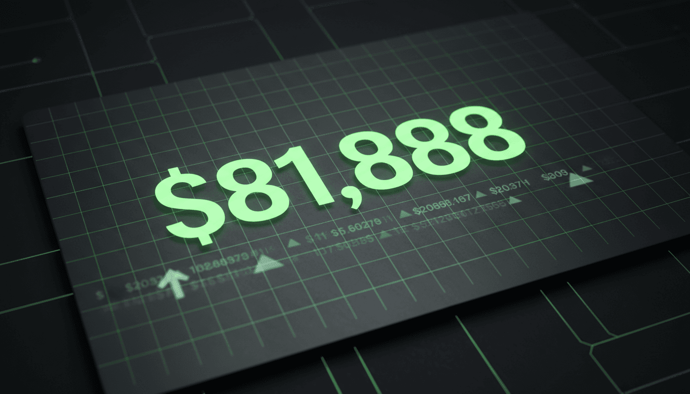 Bitcoin Reaches $81,888 on Strong U.S. GDP Data as Liquidation Risks Mount Below $79,500