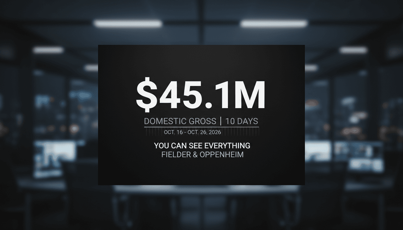 You Can See Everything Posts 45.1 Million Domestic Gross in 10 Days as Structural Barriers Limit Record Pursuit