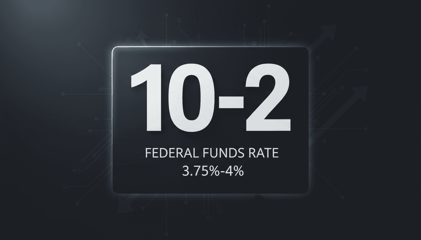 Federal Reserve Holds Federal Funds Rate at 3.75%-4% in 10-2 Vote With Two Dissents Favoring Hike