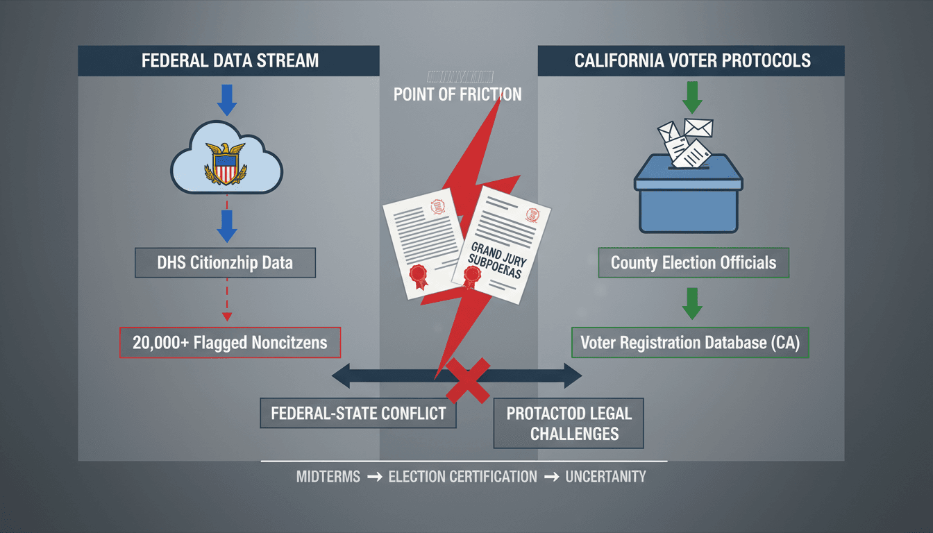 DOJ Launches Criminal Grand Jury Probe into California Voter Rolls Over Alleged Noncitizen Registrations