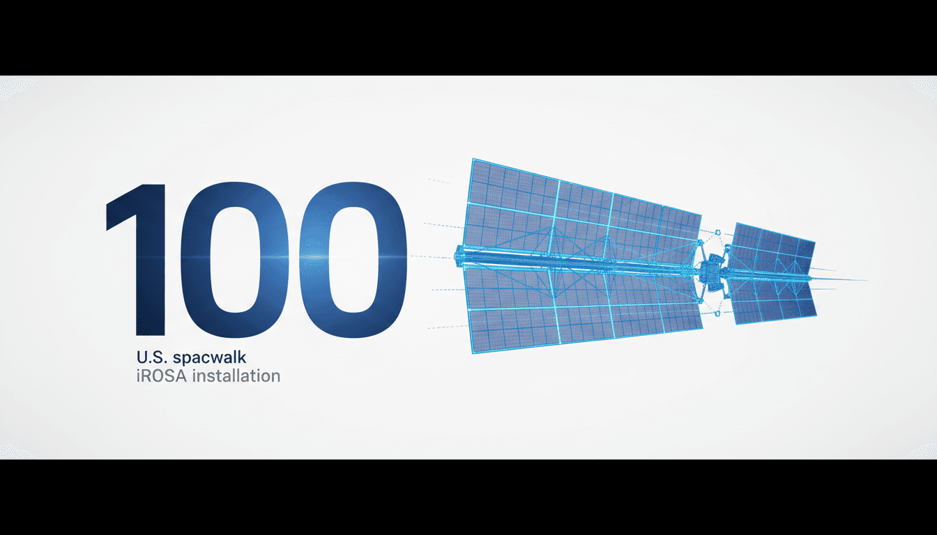 ISS Crew Completes 100th U.S. Spacewalk and Installs Seventh iROSA Solar Array