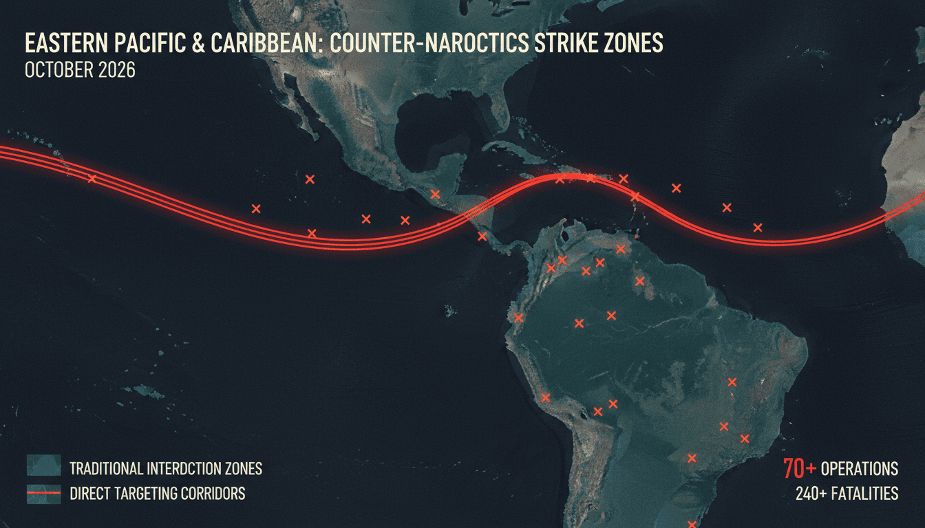 U.S. Military Strike Kills Five on Suspected Narcotics Vessel in Eastern Pacific