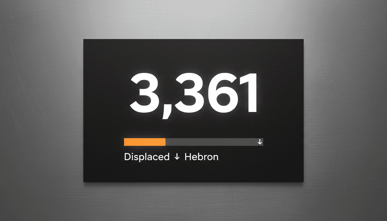 Israeli Operations Across West Bank Result in Palestinian Injuries Arrests and Mass Displacement in Hebron