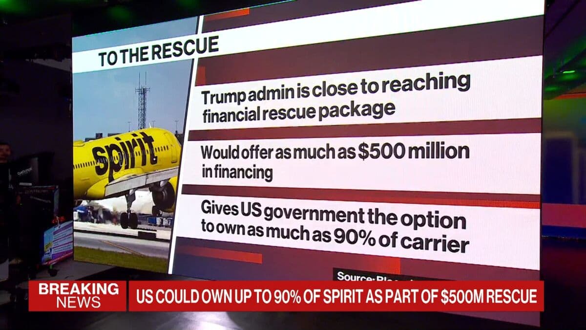Spirit Airlines seeks government assistance to avert bankruptcy amid financial crisis