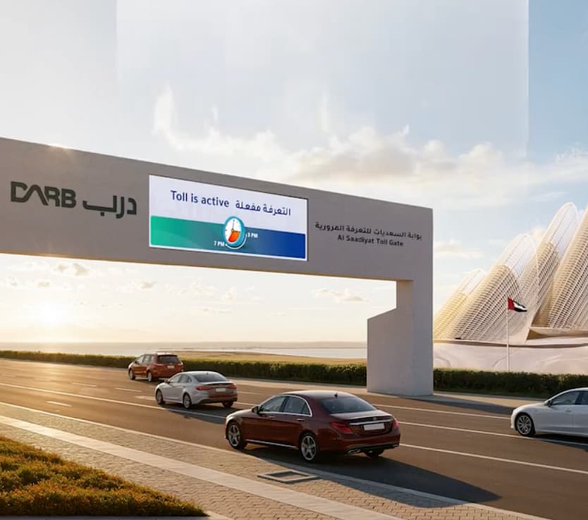 Abu Dhabi to Launch Two New Darb Toll Gates in 2026