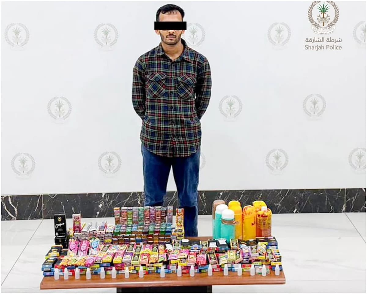 Sharjah Police Arrest Man Operating Drug Factory for E-Cigarettes