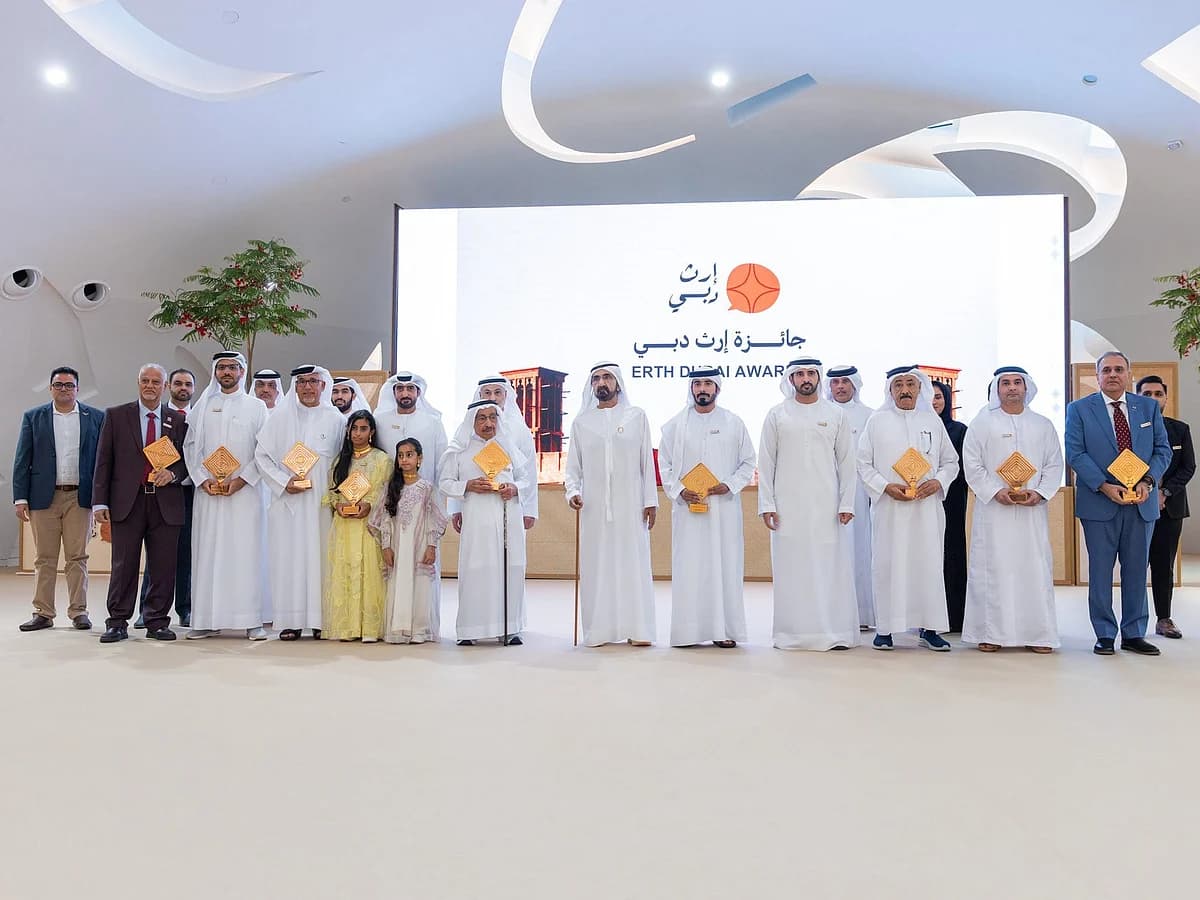 Sheikh Mohammed bin Rashid Al Maktoum awards Erth Dubai Awards for cultural heritage preservation