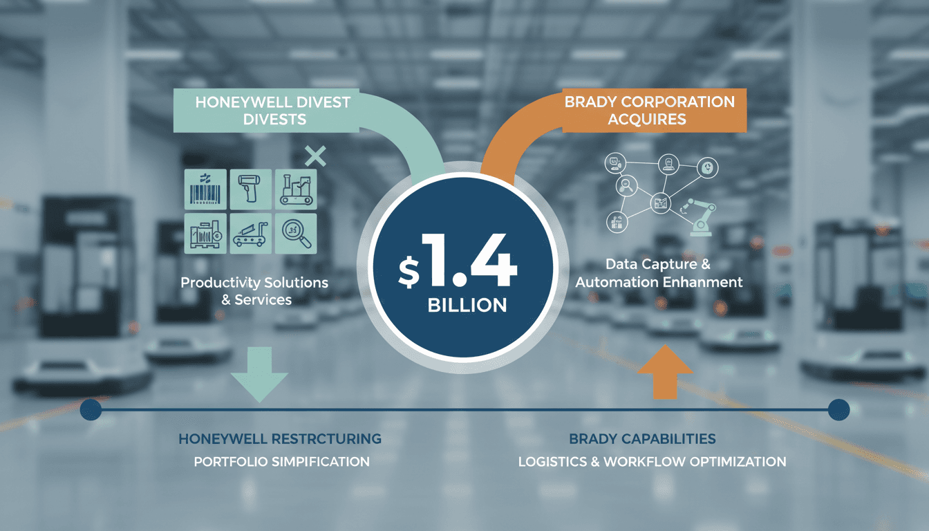 Honeywell to divest Productivity Solutions and Services business to Brady Corporation for $1.4 billion