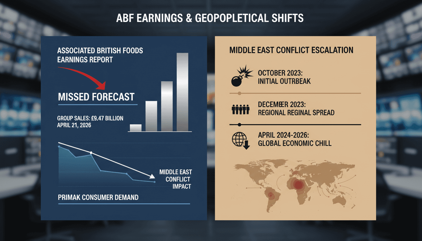 Associated British Foods Reports Earnings Miss Due to Middle East Conflict Impact on Primark