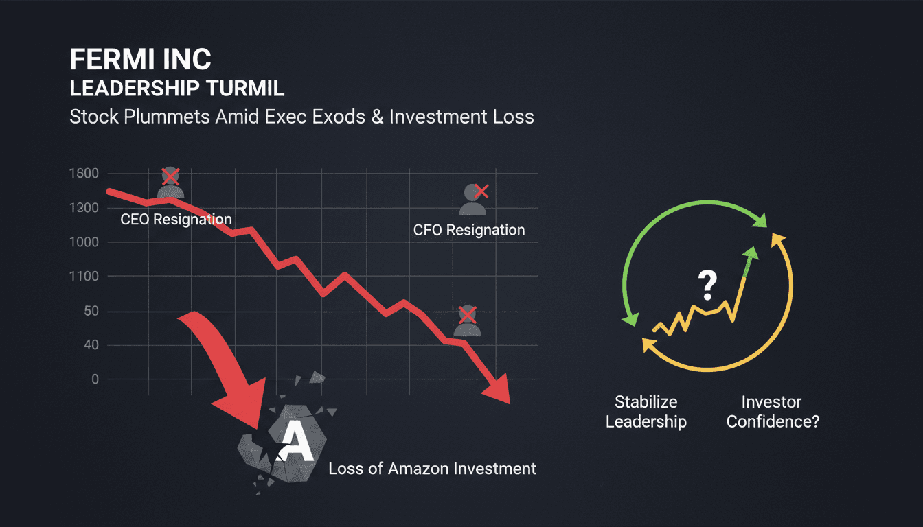 Fermi Inc. experiences leadership upheaval as CEO and CFO resign