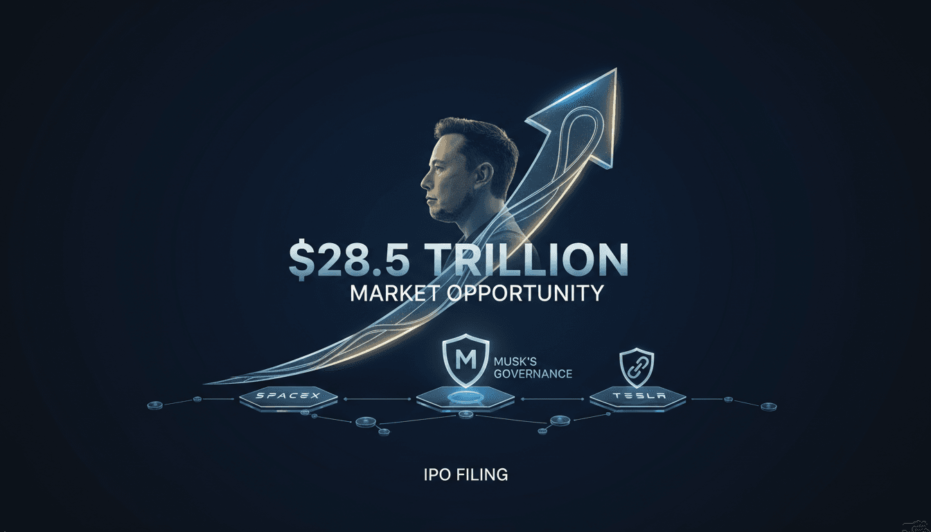 SpaceX files for IPO aiming to raise $1.75 billion while maintaining Musk's board control