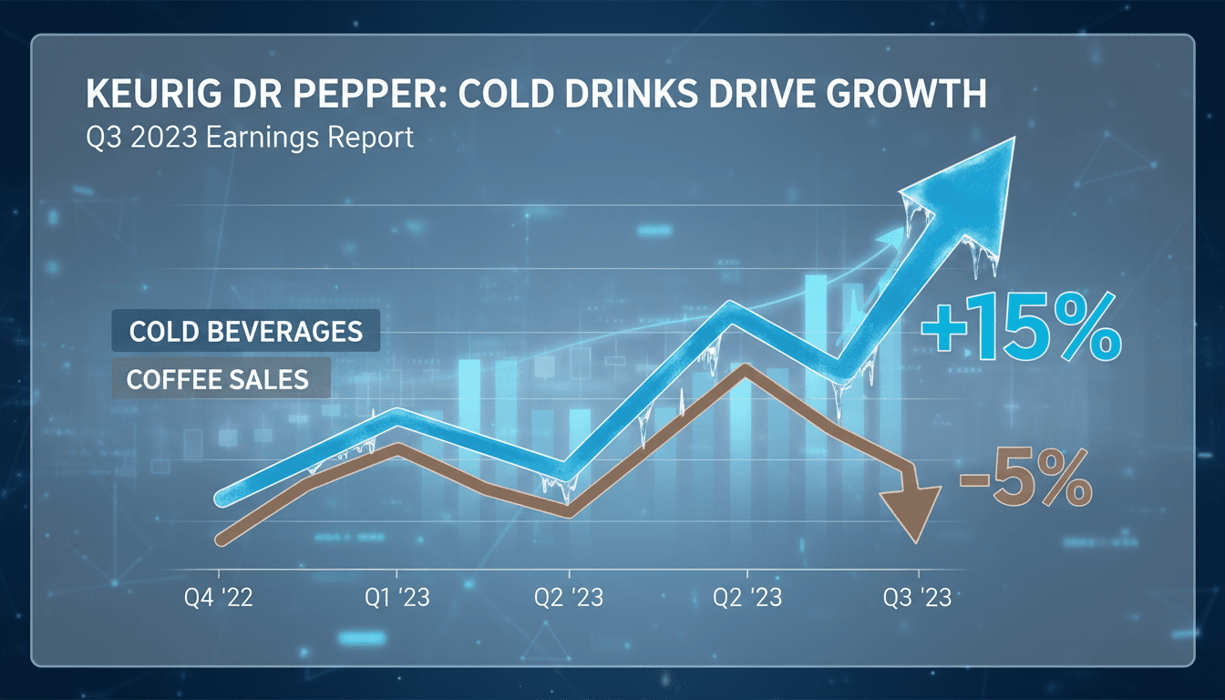 Keurig Dr Pepper shares rise after strong earnings report driven by cold beverage sales
