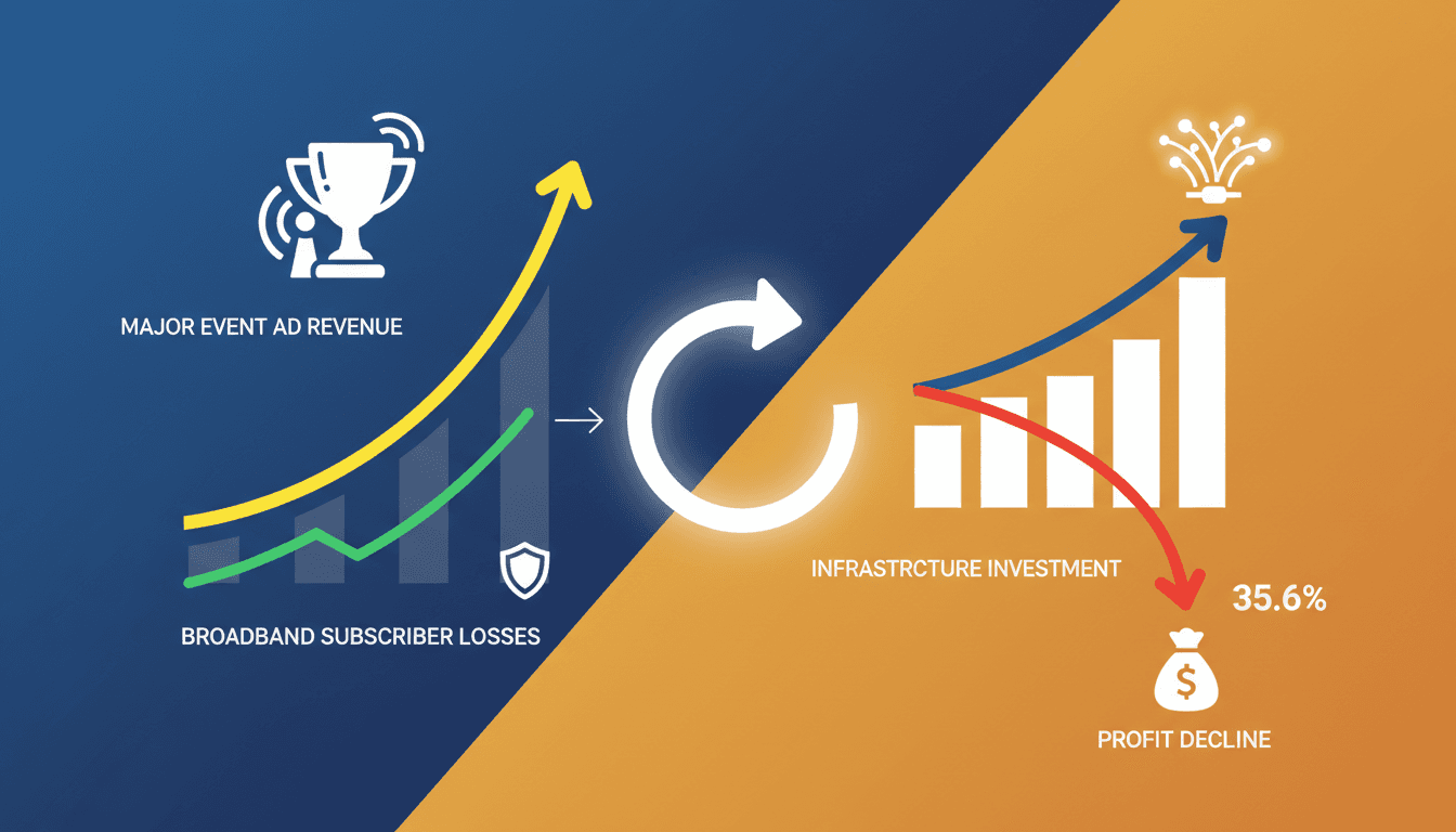 Comcast Reports Moderation in Broadband Subscriber Losses Amid Profit Decline