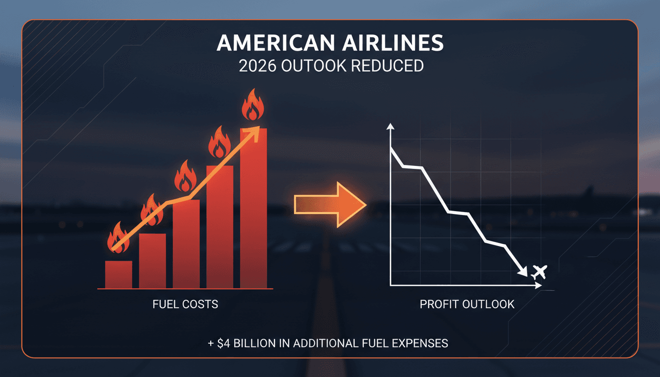 American Airlines lowers 2026 profit outlook due to rising fuel costs