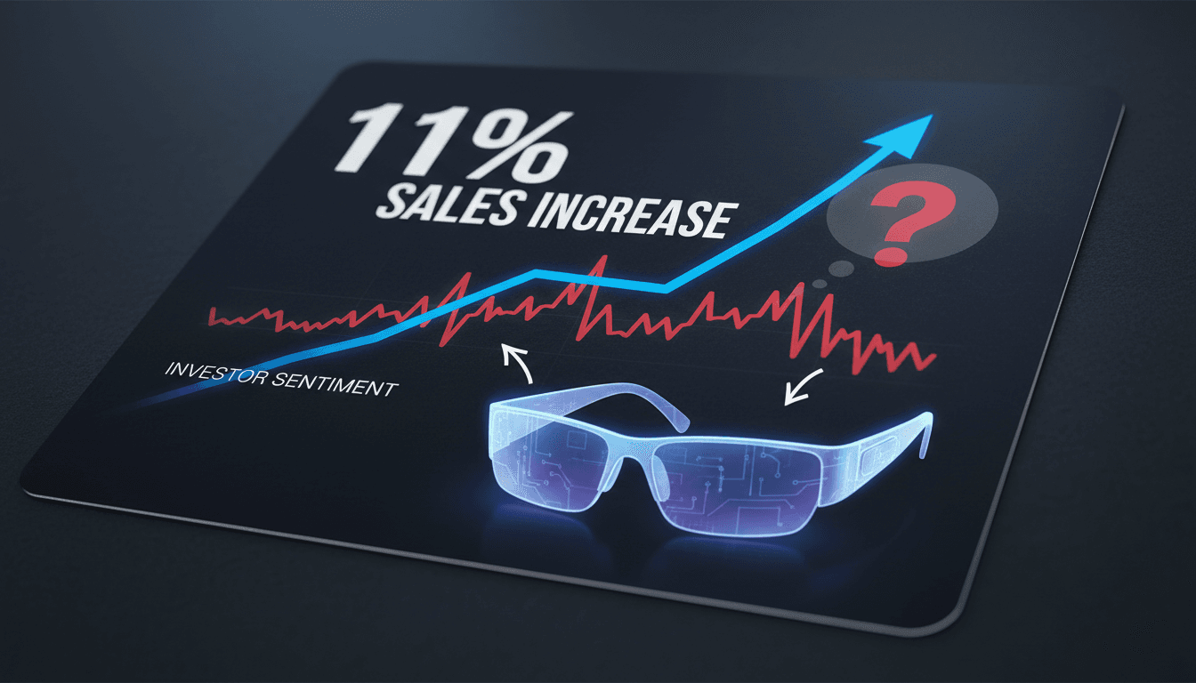EssilorLuxottica reports 11% sales increase amid investor concerns over smartglasses impact