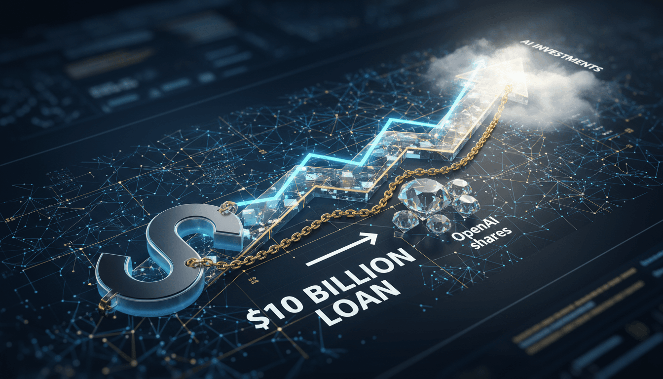 SoftBank seeks $10 billion loan backed by OpenAI shares to enhance AI investments