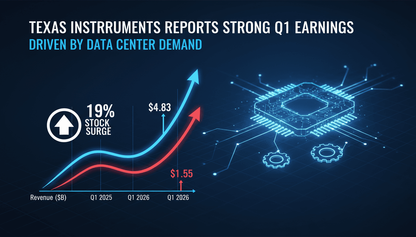 Texas Instruments Reports Strong Q1 Earnings Driven by Data Center Demand