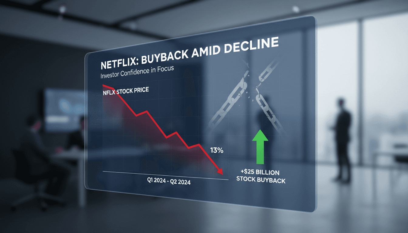 Netflix increases stock-buyback program by $25 billion amid declining share prices
