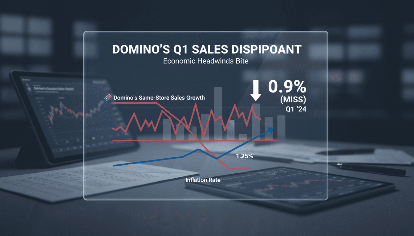 Domino's Pizza reports disappointing quarterly results amid economic pressures