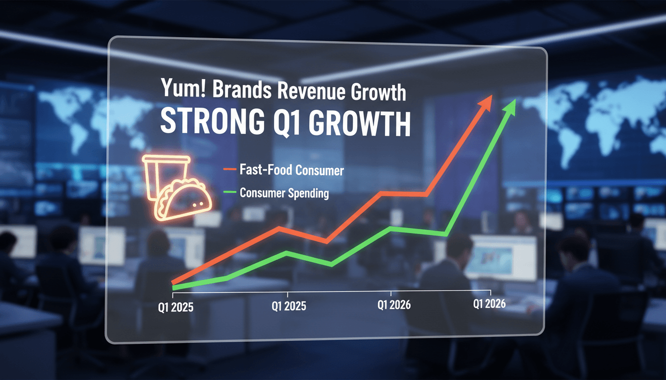 Yum! Brands reports strong Q1 revenue growth driven by Taco Bell and KFC