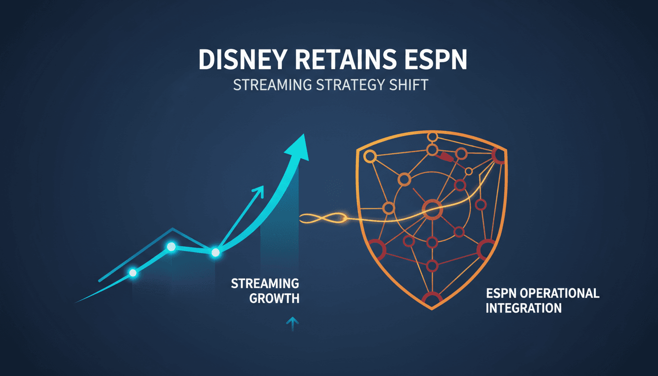 Disney Retains ESPN Amid Streaming Strategy Shift