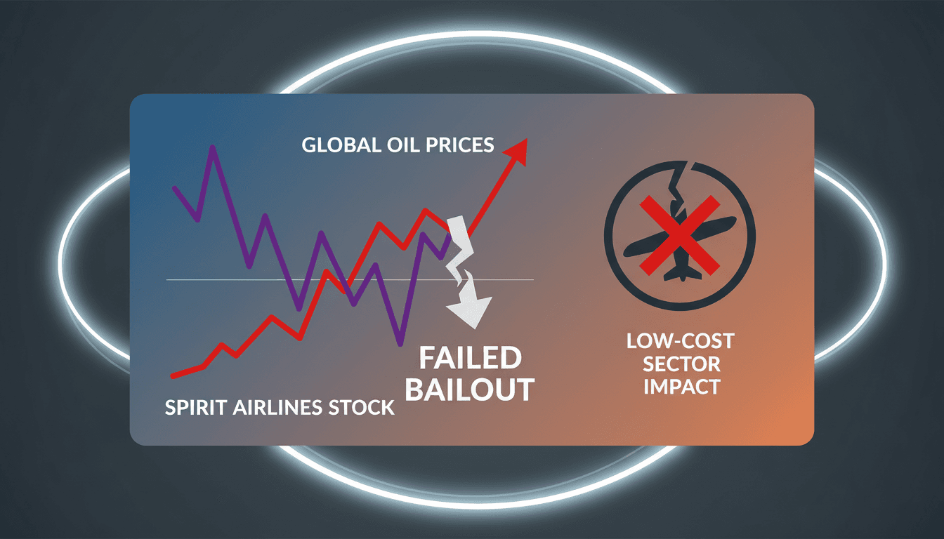 Spirit Airlines prepares to cease operations amid failed bailout and rising oil prices