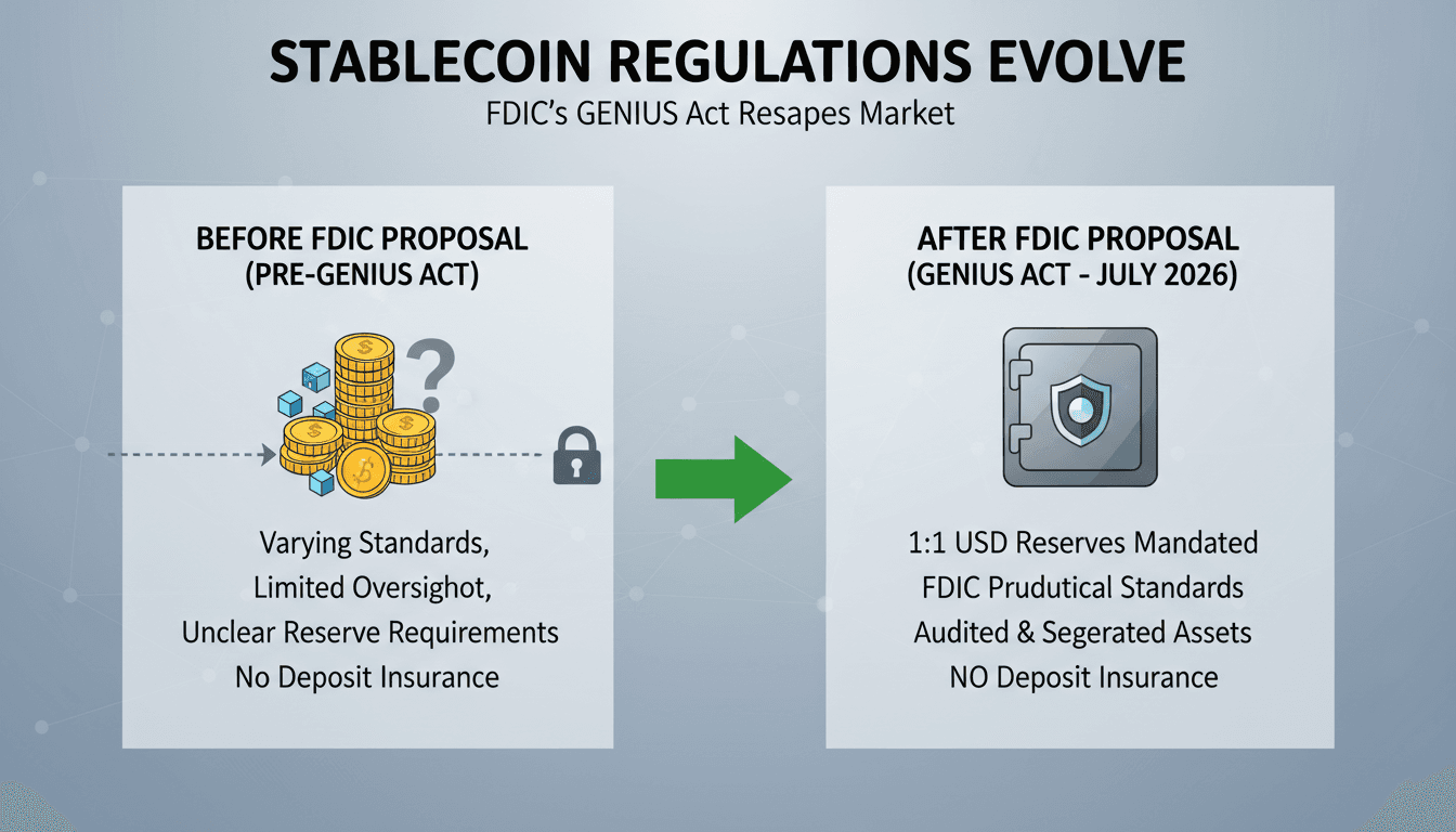 FDIC Proposes New Regulations for Stablecoin Issuers Under GENIUS Act