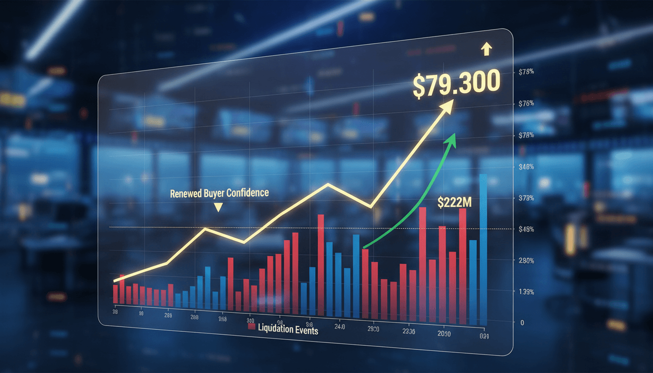 Bitcoin price surges to $79,300 amid renewed buyer confidence