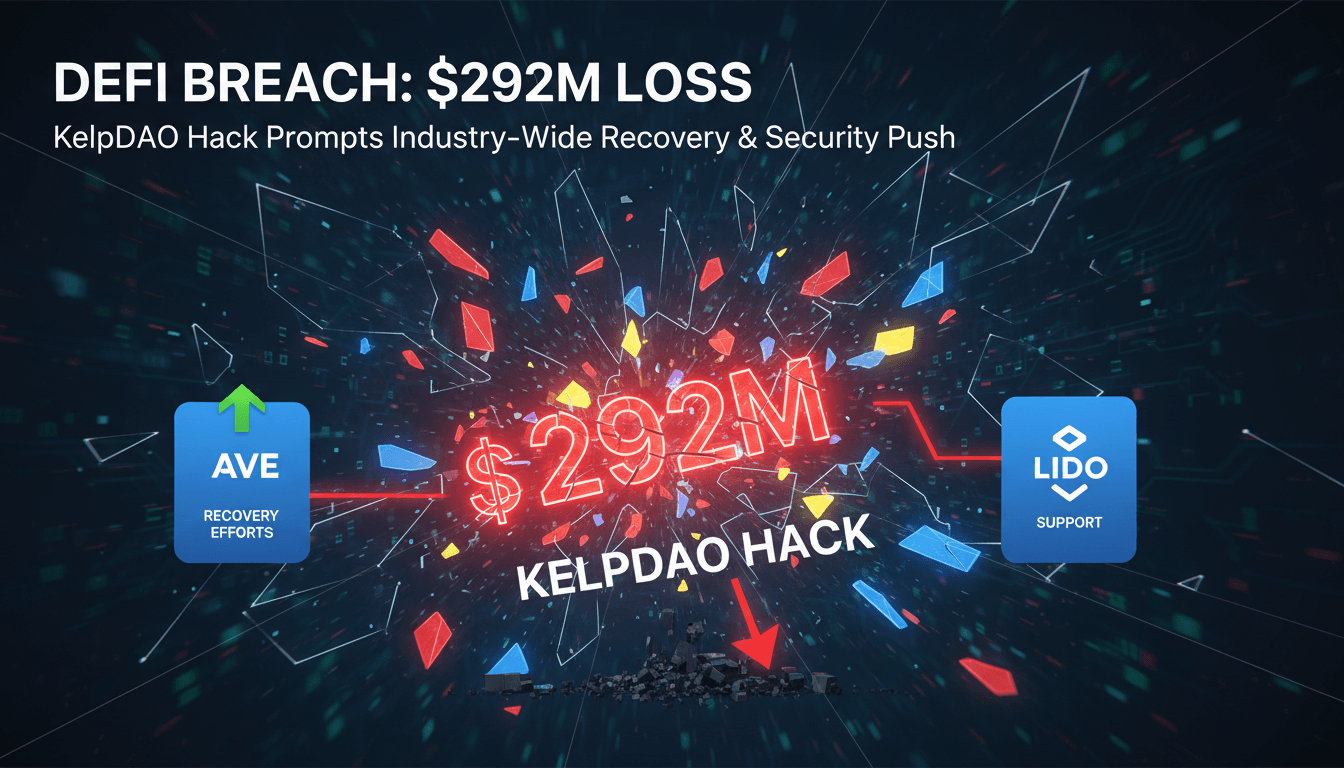 KelpDAO hack results in $292 million loss prompting recovery efforts in DeFi