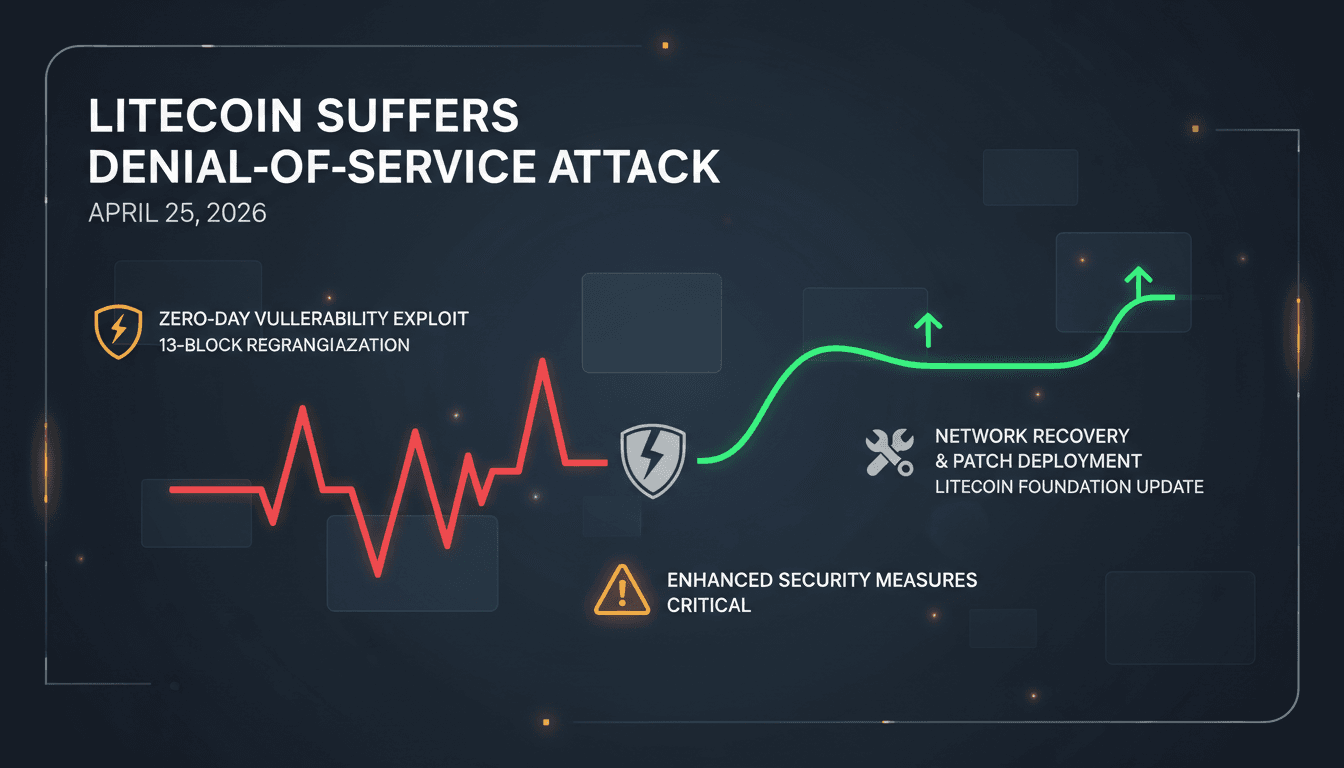 Litecoin Suffers Denial-of-Service Attack Exploiting Zero-Day Vulnerability