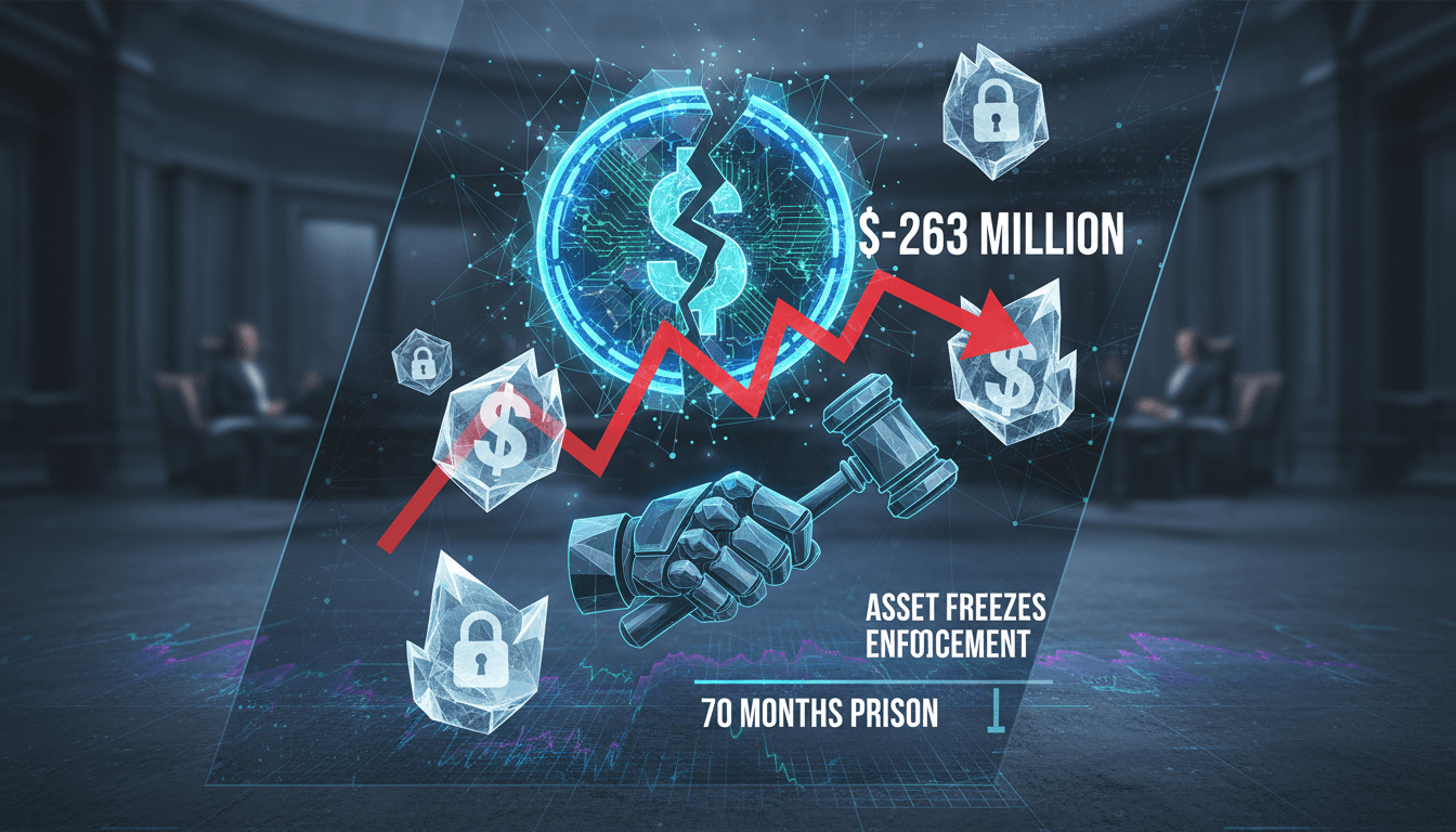 California man sentenced to 70 months for $263 million cryptocurrency scam