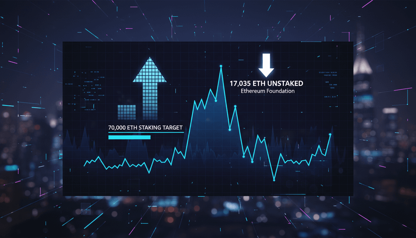 Ethereum Foundation Unstakes 17,035 ETH Amid Market Concerns