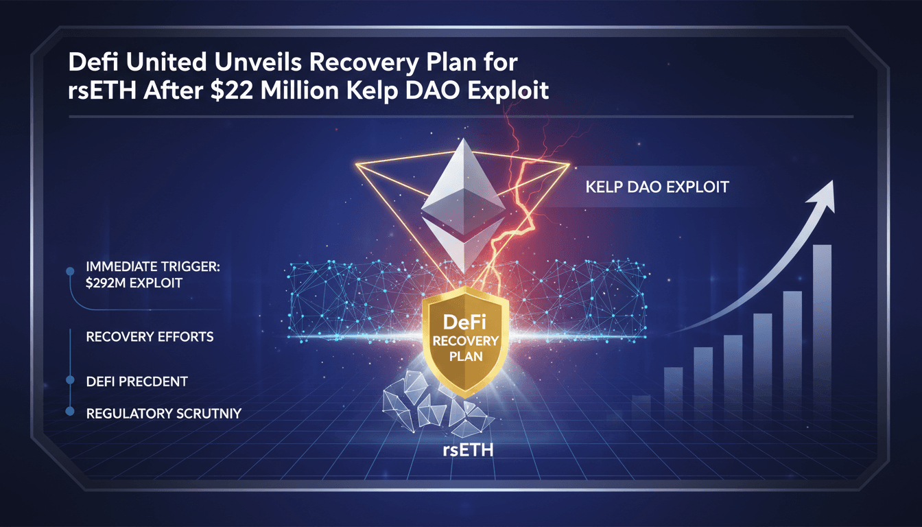 DeFi United Unveils Recovery Plan for rsETH After $292 Million Kelp DAO Exploit