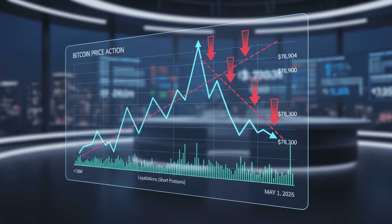Bitcoin Faces Resistance at $80,000 Amid Profit-Taking and Bearish Sentiment