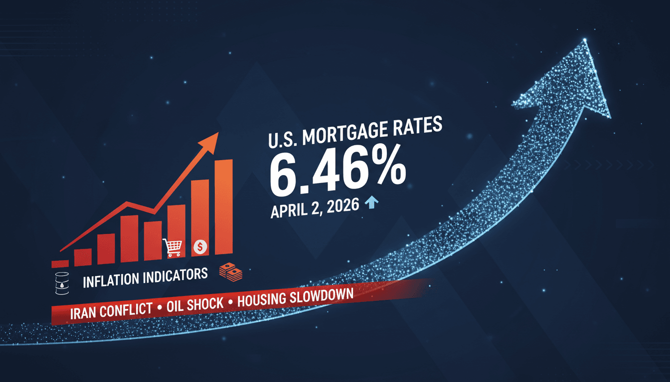 U.S. Mortgage Rates Hit 6.46% Amid Ongoing Iran Conflict