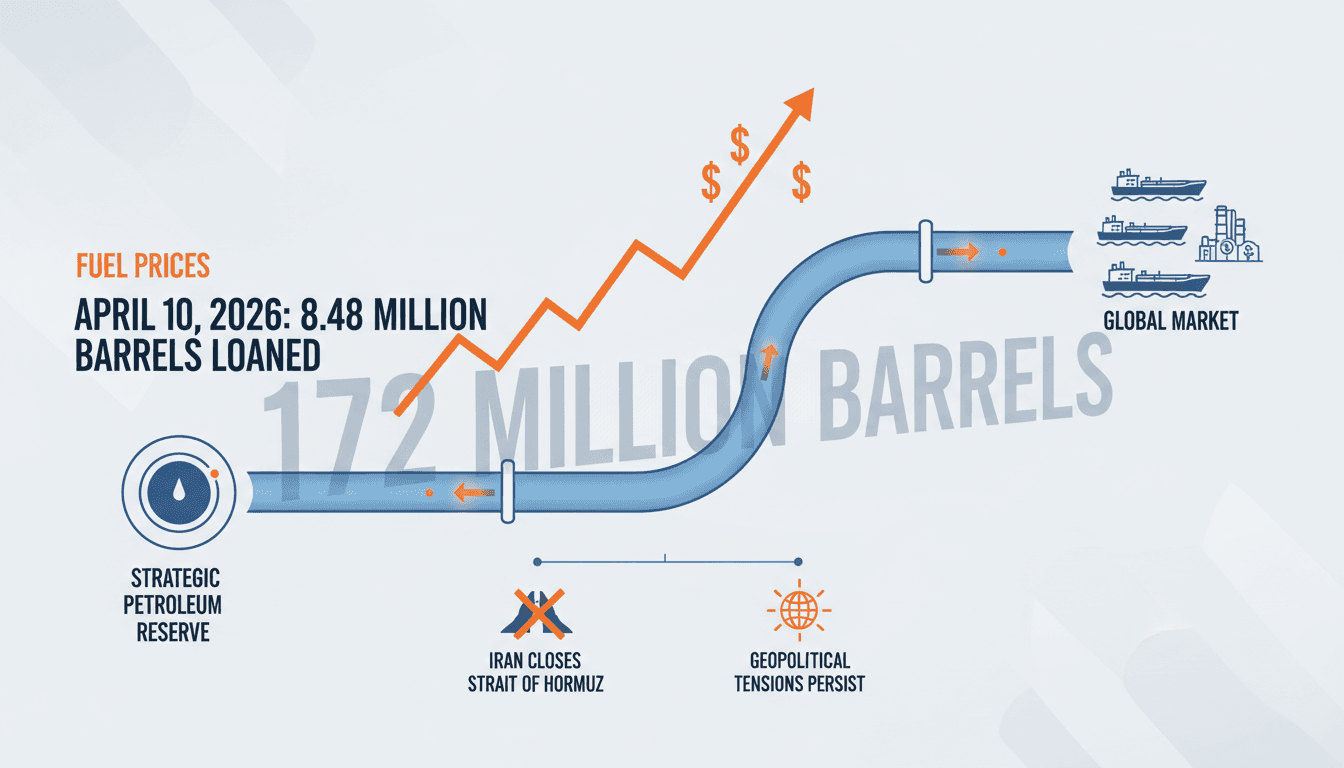 US Department of Energy Loans 8.48 Million Barrels from Strategic Petroleum Reserve Amid Iran War
