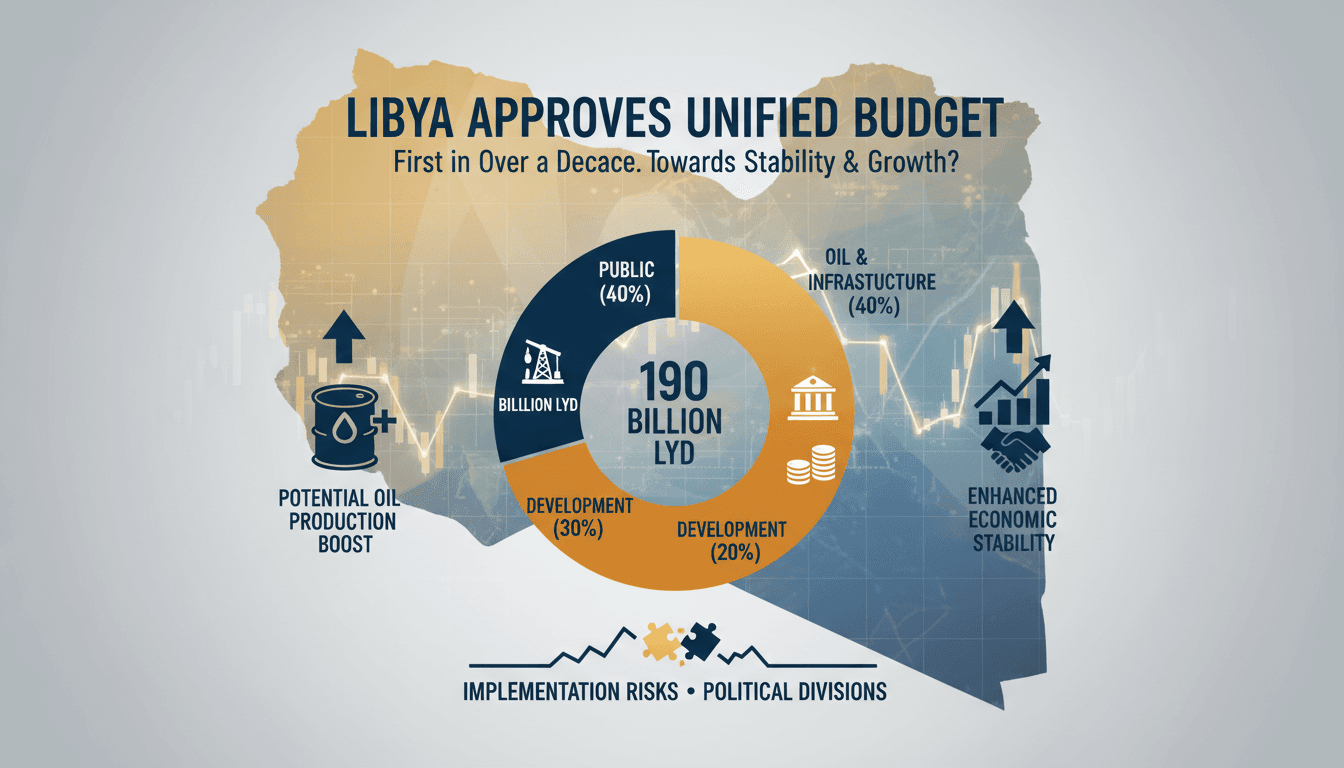 Libya Approves First Unified National Budget in Over a Decade