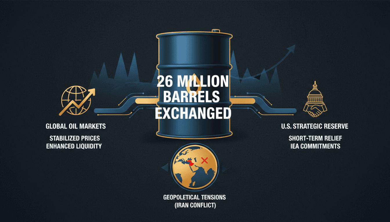 U.S. Department of Energy Exchanges 26 Million Barrels from Strategic Petroleum Reserve