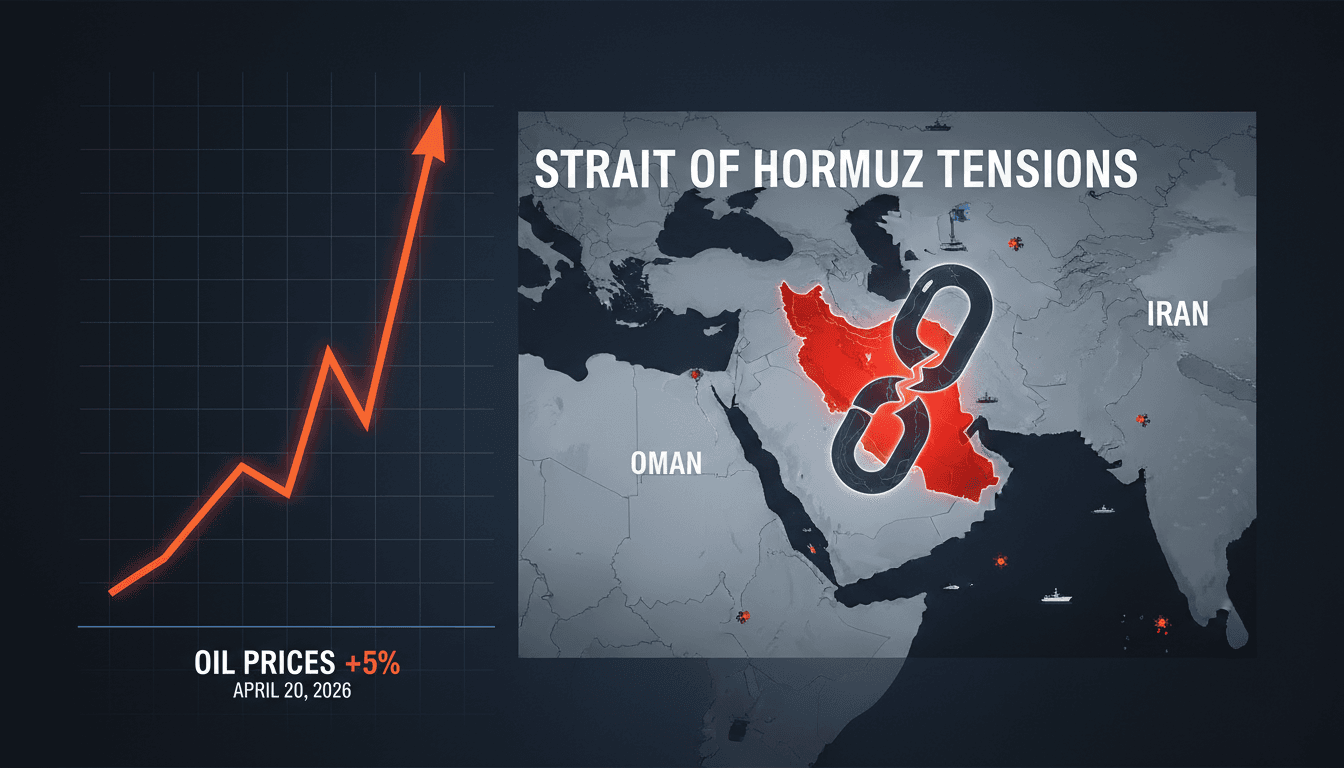 Oil Prices Rise Over 5% Due to Escalating Tensions in Strait of Hormuz