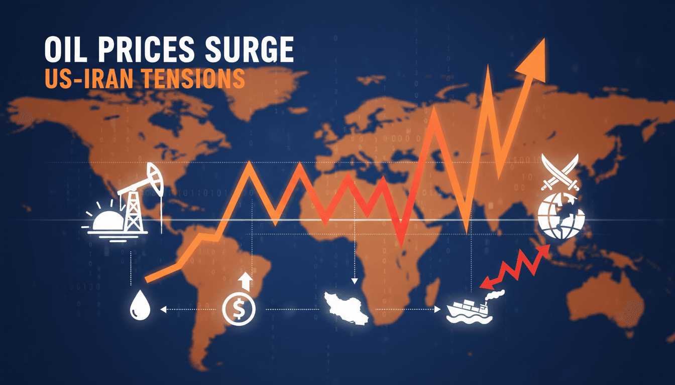 Oil prices surge amid escalating US-Iran tensions over Strait of Hormuz