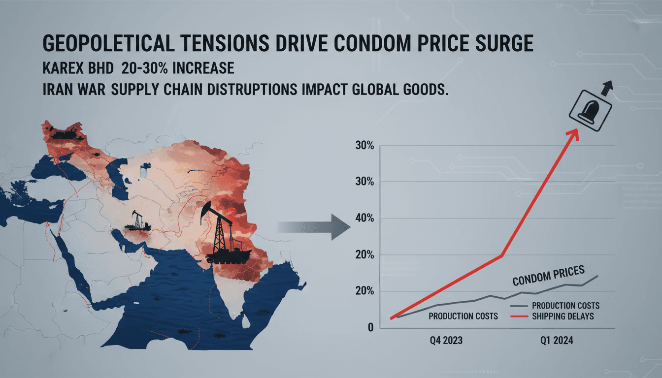 Karex Bhd to raise condom prices by up to 30% due to Iran war supply chain disruptions