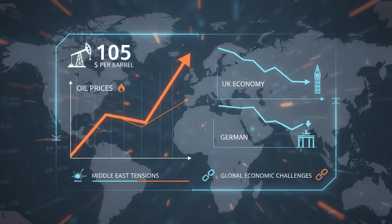 Oil prices reach $105 per barrel amid escalating Middle East tensions