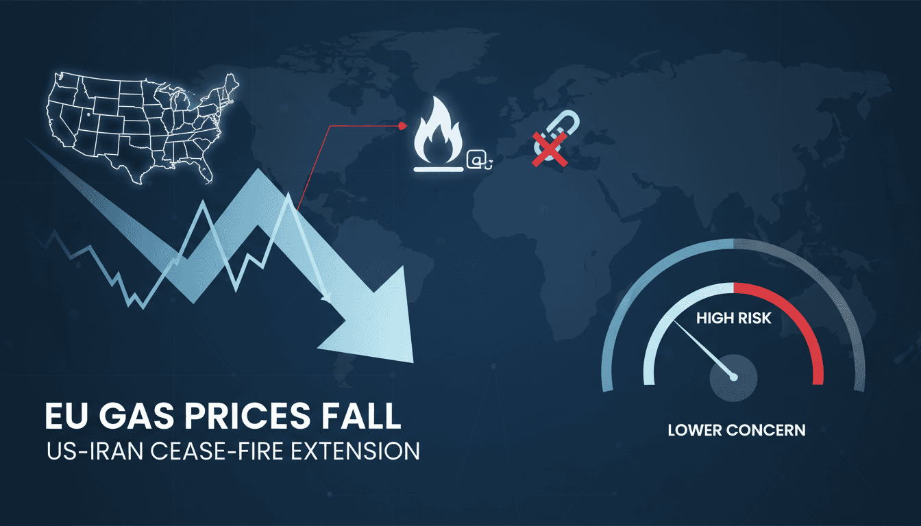 European natural gas prices decline following U.S. cease-fire extension with Iran
