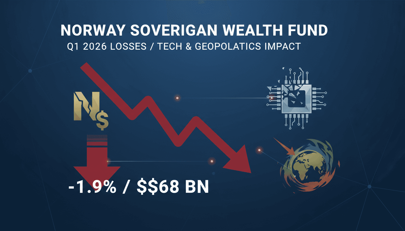 Norway's sovereign wealth fund reports significant Q1 2026 losses due to tech stock decline