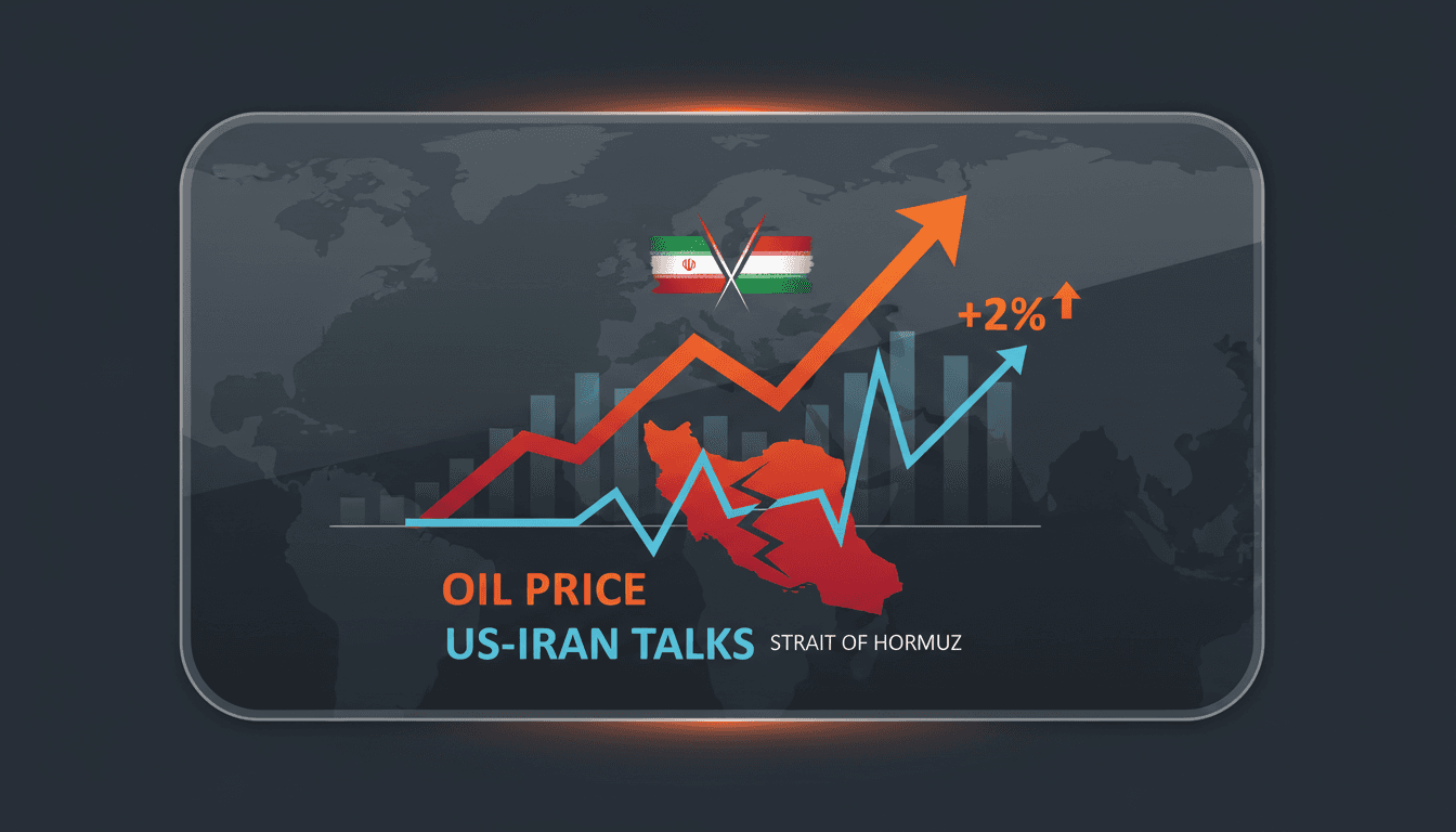 Oil prices rise nearly 2% as US-Iran peace talks stall