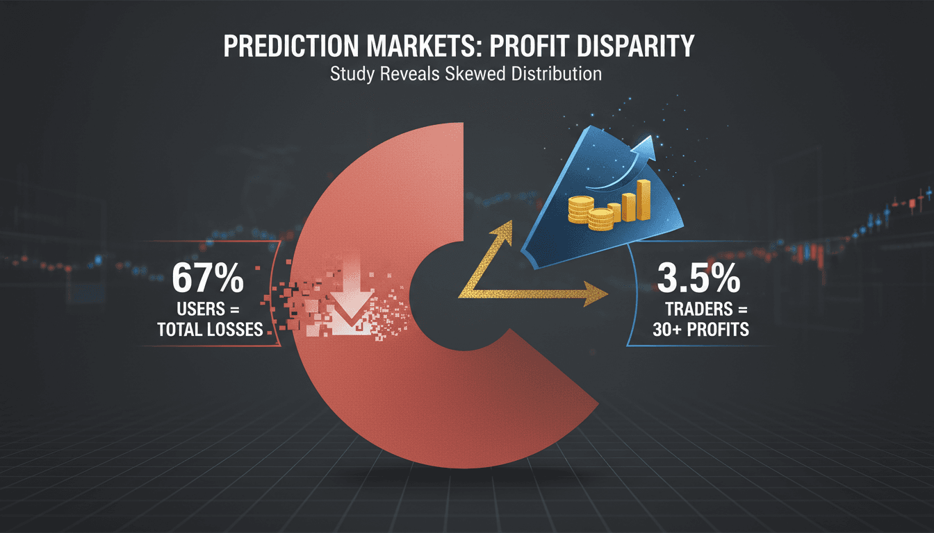 Study Reveals Disparity in Prediction Markets Profit Distribution