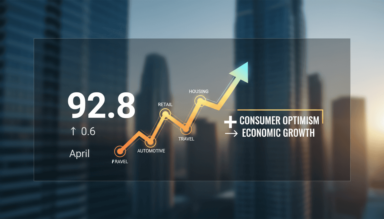 US consumer confidence index rises unexpectedly to 92.8 in April