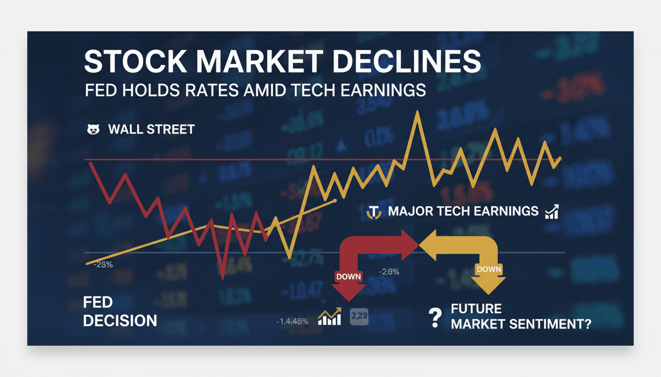 Stock Market Declines Following Federal Reserve's Steady Interest Rate Decision